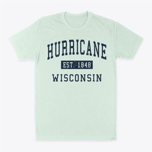 Hurricane Wisconsin Classic Established Classic Dad T-Shirt