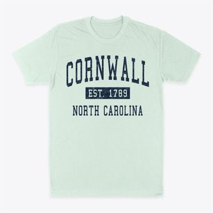 Cornwall North Carolina Classic Established Classic Dad T-Shirt