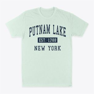 Putnam Lake New York Classic Established Classic Dad T-Shirt