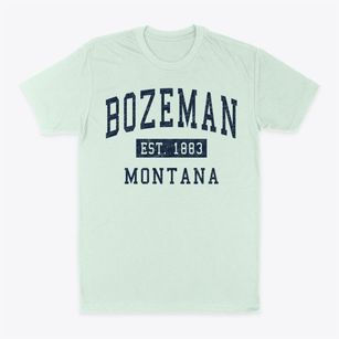 Bozeman Montana Classic Established Classic Dad T-Shirt