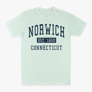 Norwich Connecticut Classic Established Classic Dad T-Shirt