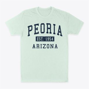 Peoria Arizona Classic Established Classic Dad T-Shirt