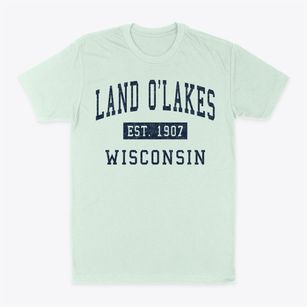 Land O'lakes Wisconsin Classic Established Classic Dad T-Shirt