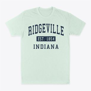 Ridgeville Indiana Classic Established Classic Dad T-Shirt