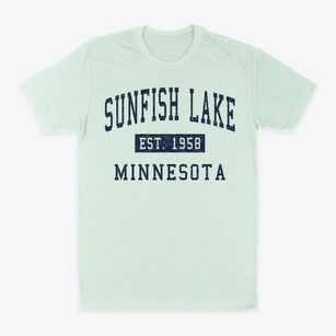 Sunfish Lake Minnesota Classic Established Classic Dad T-Shirt