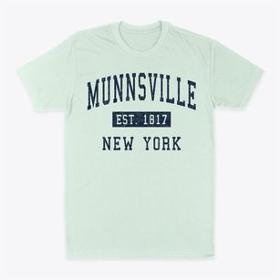Munnsville New York Classic Established Classic Dad T-Shirt