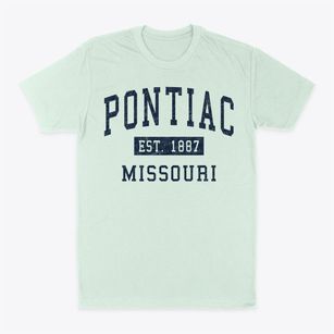 Pontiac Missouri Classic Established Classic Dad T-Shirt