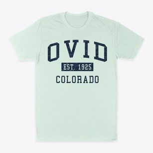 Ovid Colorado Classic Established Classic Dad T-Shirt