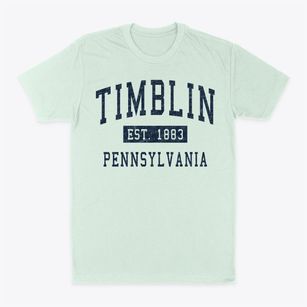 Timblin Pennsylvania Classic Established Classic Dad T-Shirt