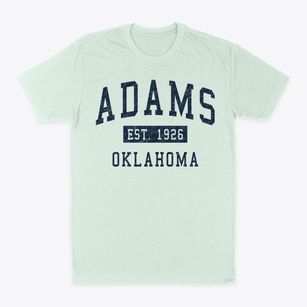 Adams Oklahoma Classic Established Classic Dad T-Shirt