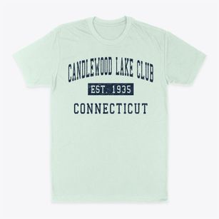 Candlewood Lake Club Connecticut Classic Established Classic Dad T-Shirt