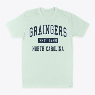 Graingers North Carolina Classic Established Classic Dad T-Shirt