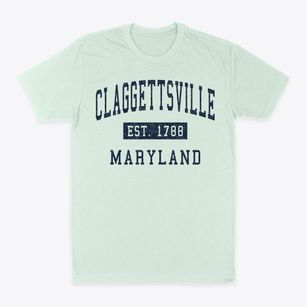 Claggettsville Maryland Classic Established Classic Dad T-Shirt