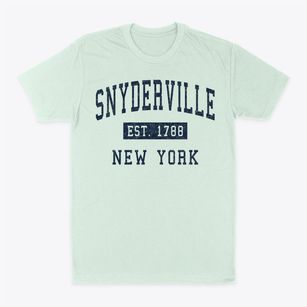 Snyderville New York Classic Established Classic Dad T-Shirt