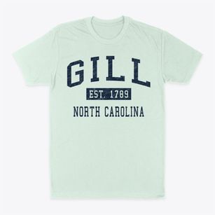 Gill North Carolina Classic Established Classic Dad T-Shirt