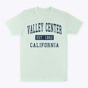 Valley Center California Classic Established Classic Dad T-Shirt