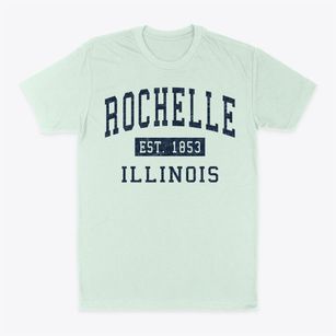 Rochelle Illinois Classic Established Classic Dad T-Shirt