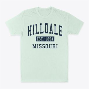 Hilldale Missouri Classic Established Classic Dad T-Shirt