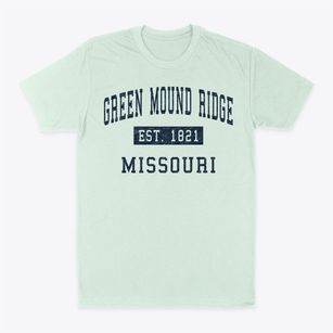 Green Mound Ridge Missouri Classic Established Classic Dad T-Shirt