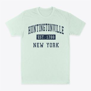 Huntingtonville New York Classic Established Classic Dad T-Shirt