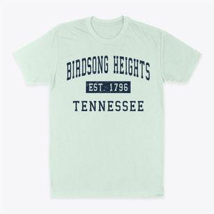 Birdsong Heights Tennessee Classic Established Classic Dad T-Shirt