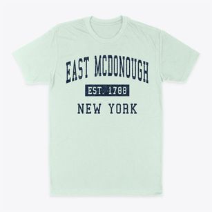 East Mcdonough New York Classic Established Classic Dad T-Shirt