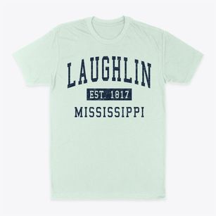 Laughlin Mississippi Classic Established Classic Dad T-Shirt