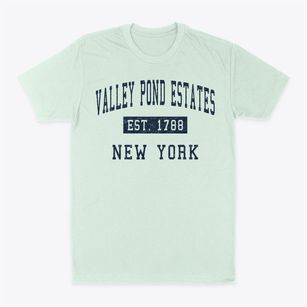 Valley Pond Estates New York Classic Established Classic Dad T-Shirt