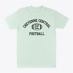 Cheyenne Central High School Classic Football Classic Dad T-Shirt