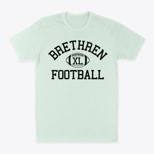 Brethren Christian School Classic Football Classic Dad T-Shirt