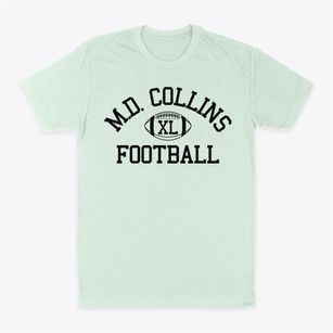 M.d. Collins High School Classic Football Classic Dad T-Shirt