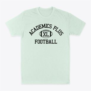 Academics Plus Charter High School Classic Football Classic Dad T-Shirt