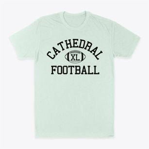 Cathedral Christian School Classic Football Classic Dad T-Shirt