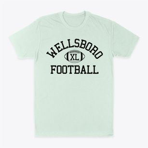 Wellsboro Area High School Classic Football Classic Dad T-Shirt