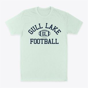 Gull Lake High School Classic Football Classic Dad T-Shirt