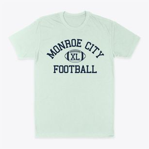 Monroe City R1 High School Classic Football Classic Dad T-Shirt