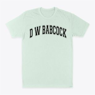 D W Babcock School Varsity Arch Classic Dad T-Shirt