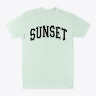 Sunset Elementary School Varsity Arch Classic Dad T-Shirt