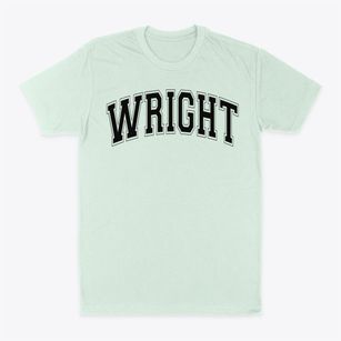 Wright High School Varsity Arch Classic Dad T-Shirt