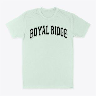 Royal Ridge Elementary School Varsity Arch Classic Dad T-Shirt