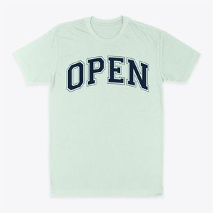Open High School Varsity Arch Classic Dad T-Shirt