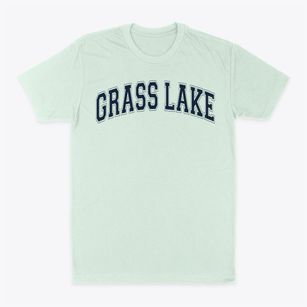 Grass Lake Elementary School Varsity Arch Classic Dad T-Shirt