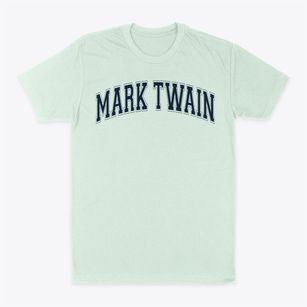 Mark Twain Elementary School Varsity Arch Classic Dad T-Shirt