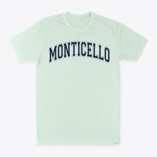 Monticello Elementary School Varsity Arch Classic Dad T-Shirt