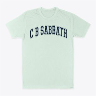 C B Sabbath Elementary School Varsity Arch Classic Dad T-Shirt
