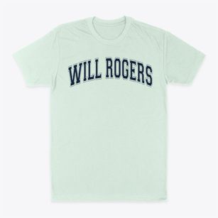 Will Rogers Elementary School Varsity Arch Classic Dad T-Shirt