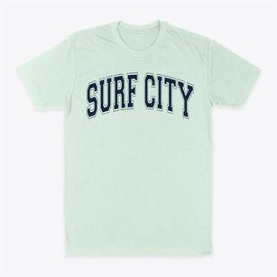 Surf City Elementary School Varsity Arch Classic Dad T-Shirt
