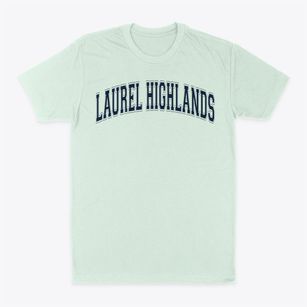 Laurel Highlands High School Varsity Arch Classic Dad T-Shirt