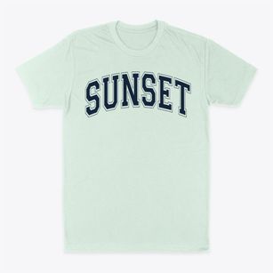 Sunset Elementary School Varsity Arch Classic Dad T-Shirt