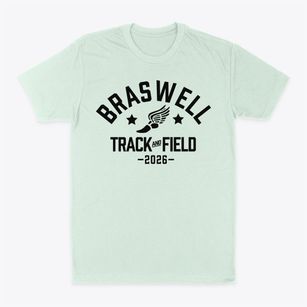 Braswell High School Track and Field Classic Dad T-Shirt
